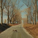 <span>Looks Like a Fox</span><br/>2018, oil on panel, 18 x 18 in.