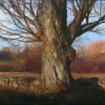 <span>Chickadees</span><br/>2009, oil on panel, 32 x 42 in.