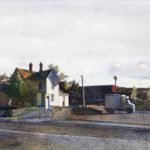 <span>Half-mast</span><br/>1996, watercolor, 14 x 20 in.