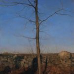 <span>Trees on a Line #29, Spring</span><br/>2005, oil on panel, 32 x 24 in.