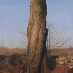 <span>Trees on a Line #26, Autumn</span><br/>2004, oil on panel, 32 x 24 in.
